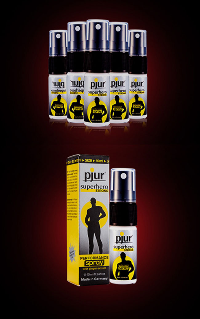 Th&agrave;nh phần tự nhi&ecirc;n kh&ocirc;ng chứa Lidocaine v&agrave; Benzocaine của Pjur SuperHero Strong an to&agrave;n cho da nhạy cảm.